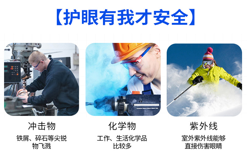 定和DH4018防雾抗冲击防护眼镜2