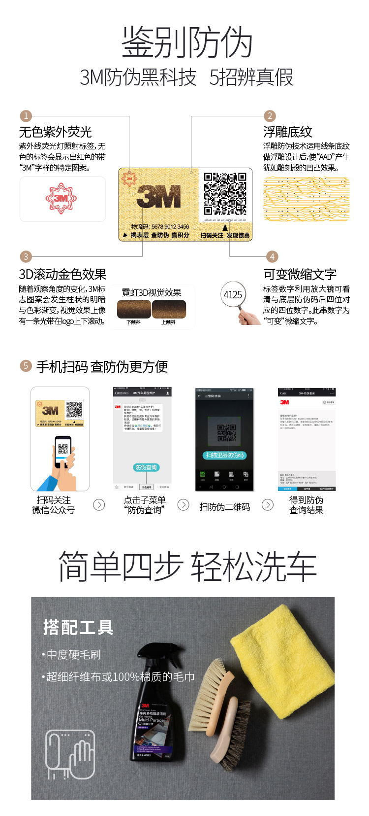 3M PN36101车内多功能清洁剂7