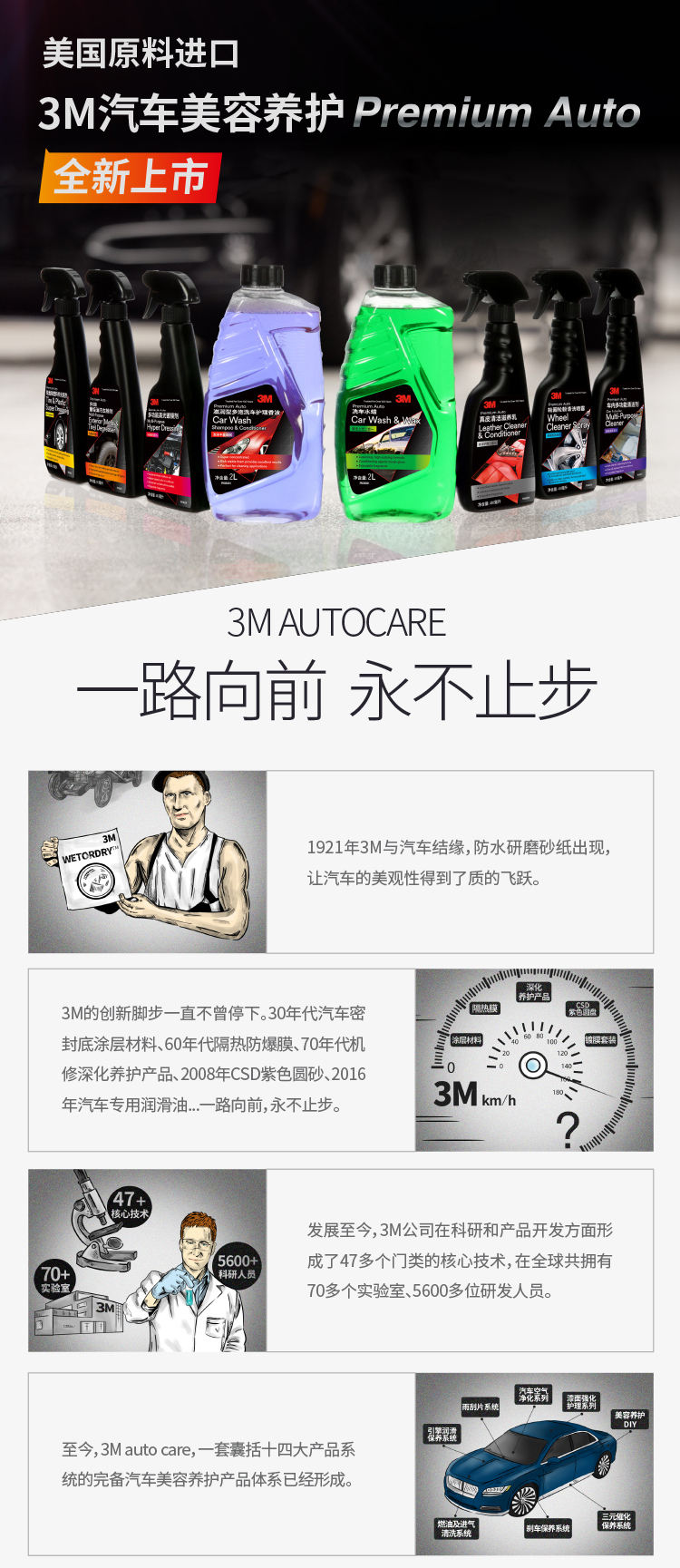 3M PN36101车内多功能清洁剂10