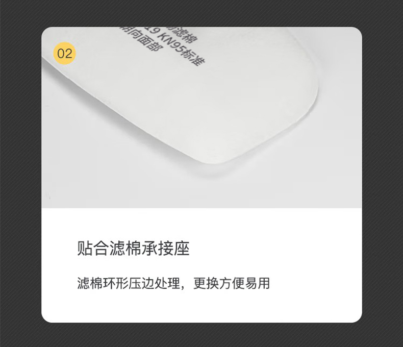 定和DH2107颗粒物滤棉KN95过滤棉5