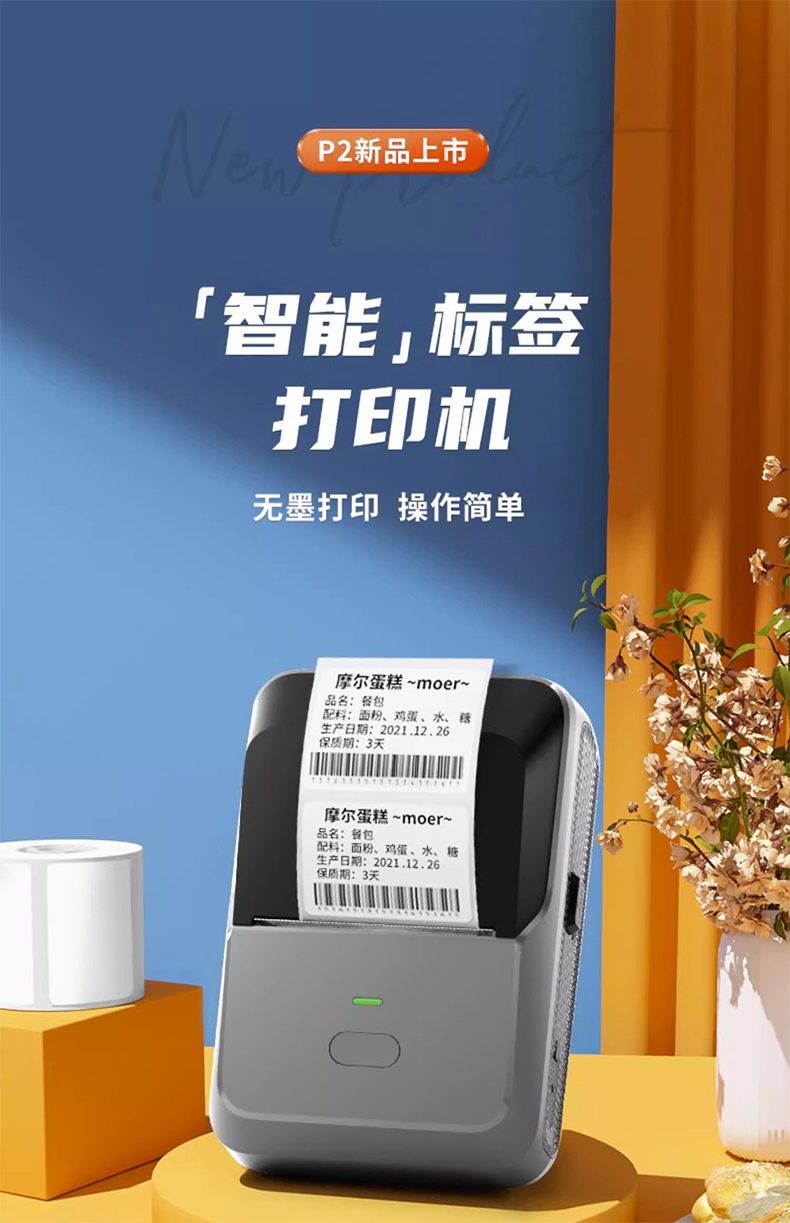 DTPrinter德佟P2热敏便携式手持小型家用标签机1.jpg