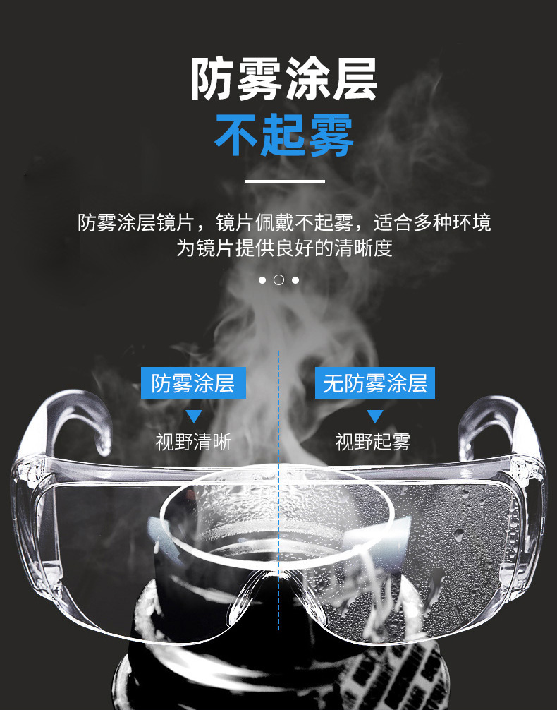 定和DH4010防雾防冲击多功能防护眼镜4