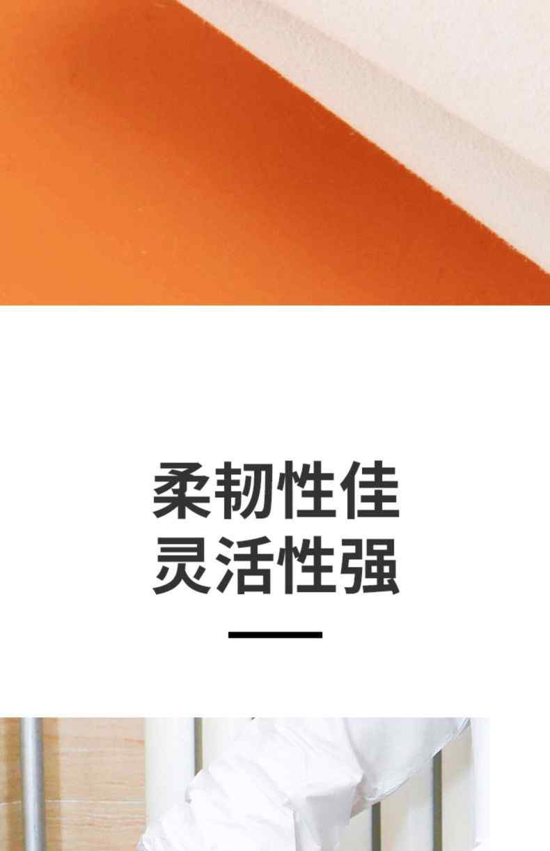 雪莲20131OR橘色天然乳胶绒里钻石纹工业防化手套9.jpg