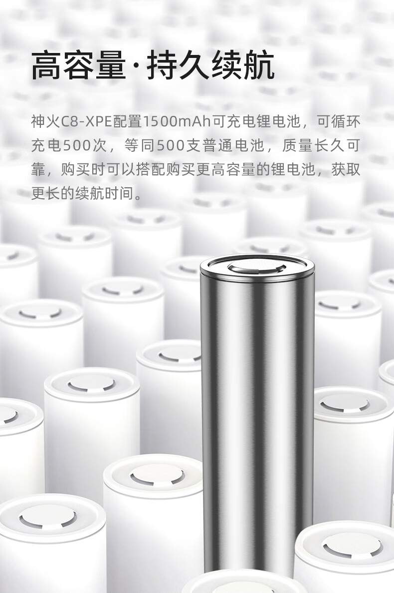 神火C8-XPE强光远射手电筒5.jpg