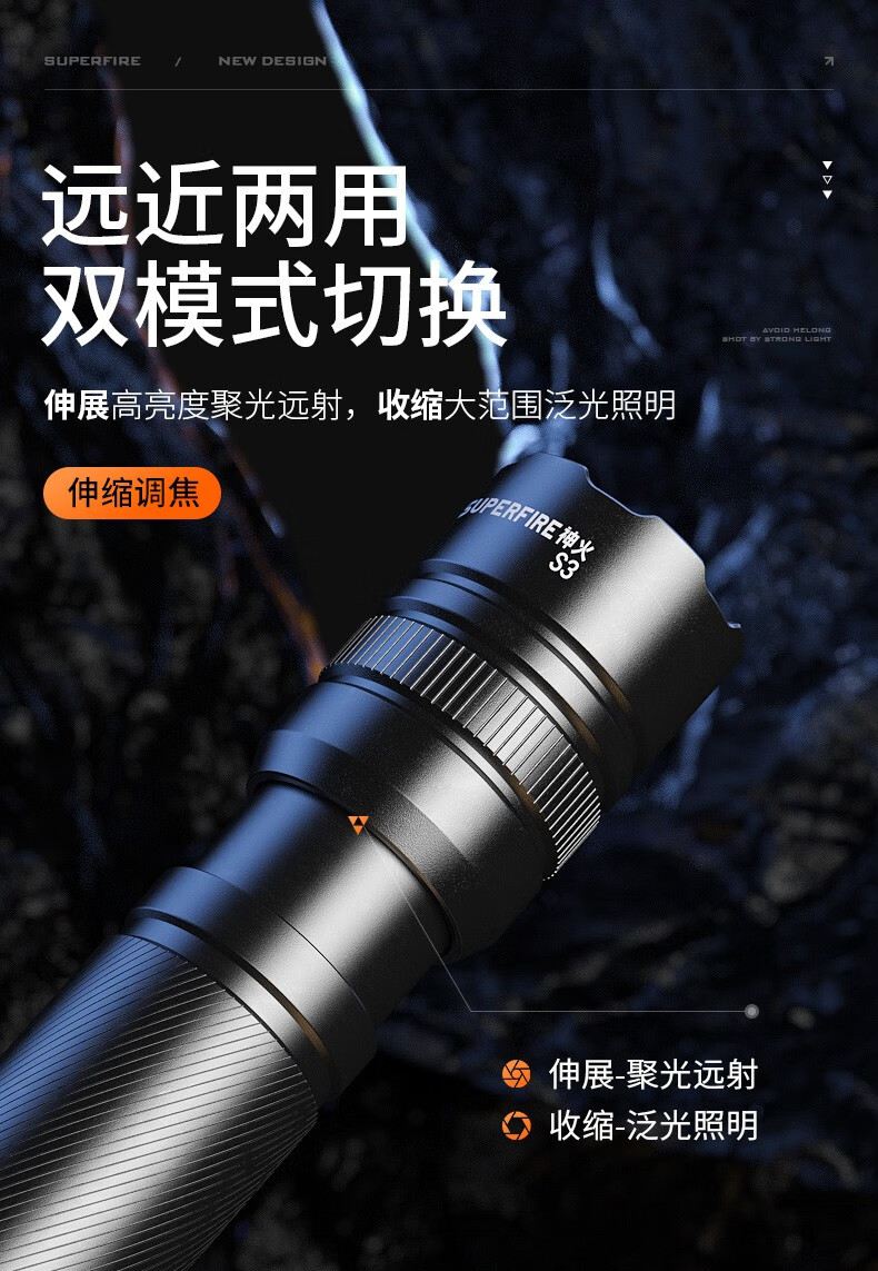 神火S3超亮远射变焦迷你手电筒8.jpg