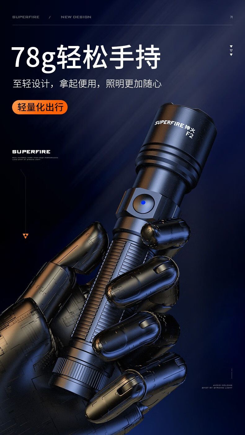 神火F2-A变焦强光远射手电筒3.jpg