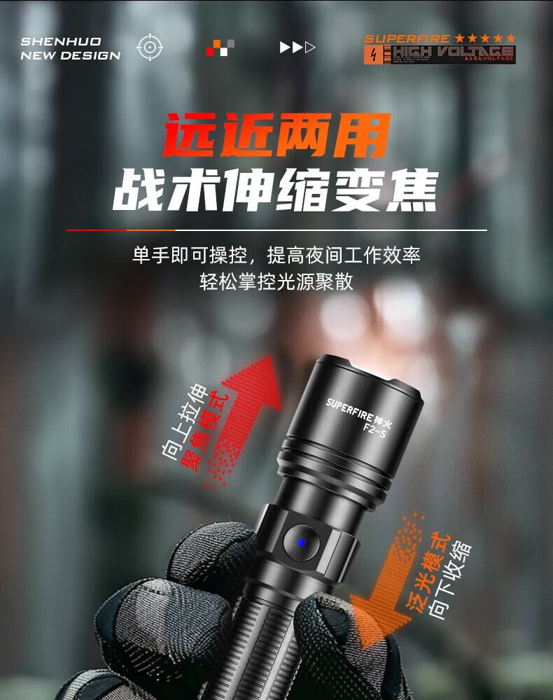 神火F2-S超远射小巧便携手电筒7.jpg