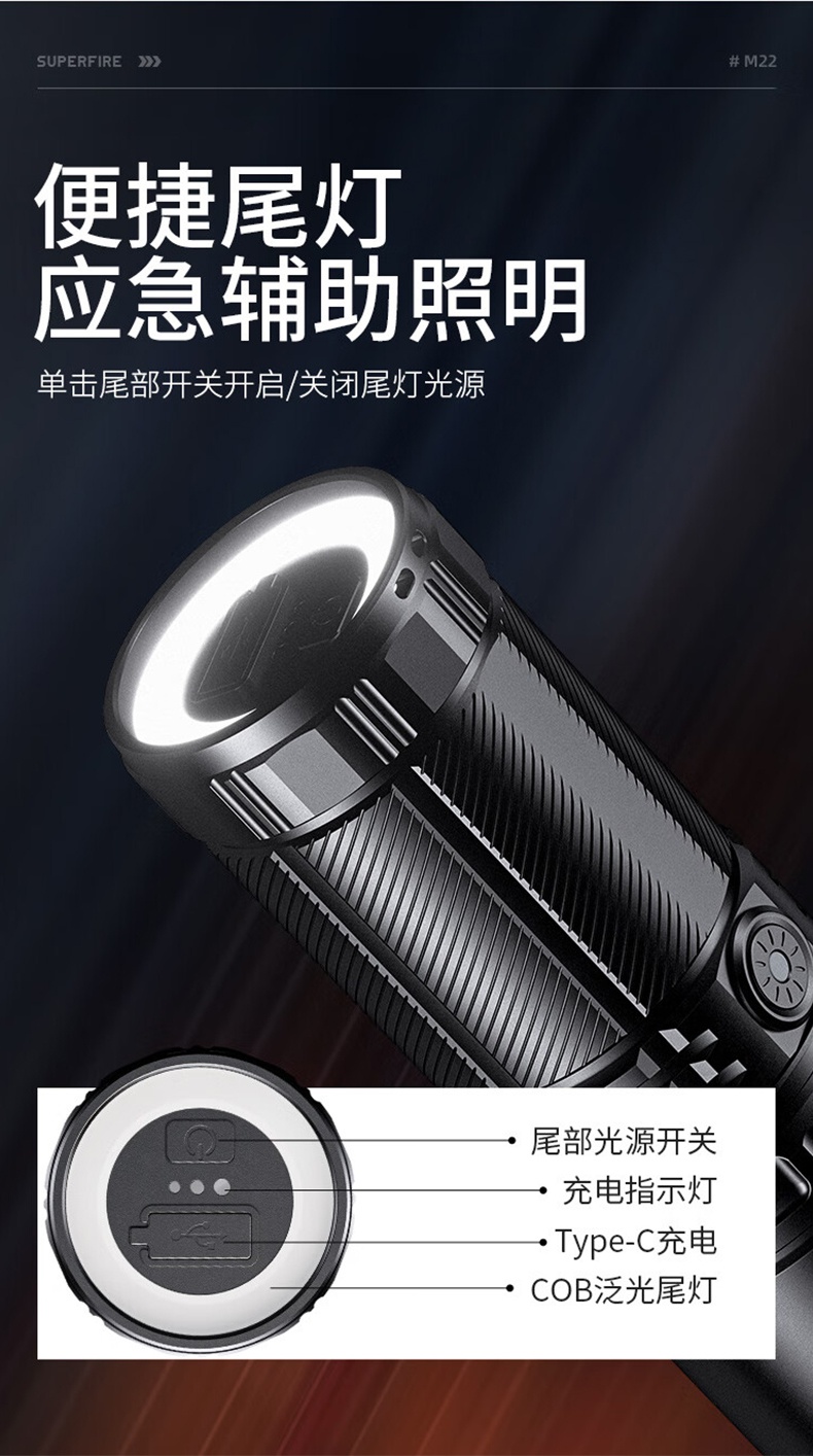 神火M22前后双灯照明伸缩变焦手电筒7.jpg