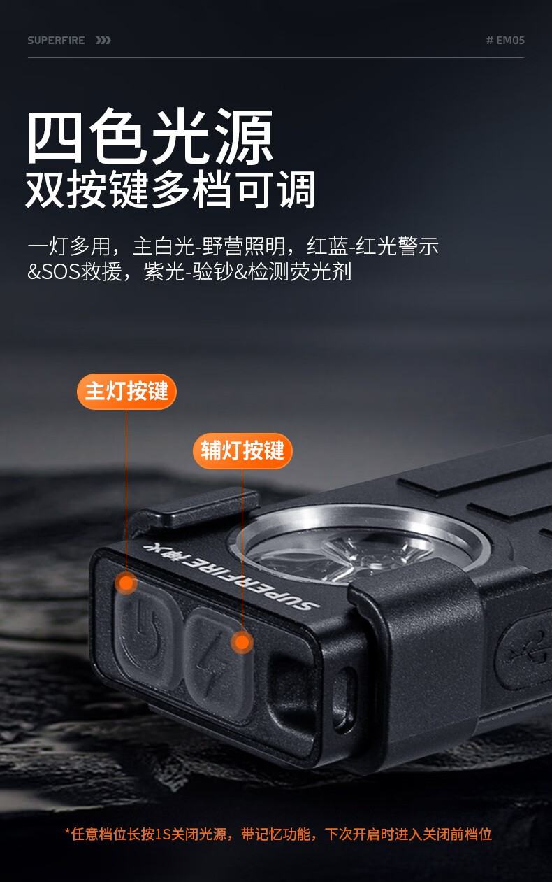 神火EM05多功能EDC四灯源钥匙扣灯4.jpg