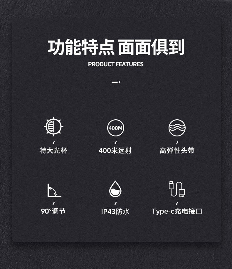 神火HL55-C智能感应挥手即亮强光远射户外多用头灯2.jpg