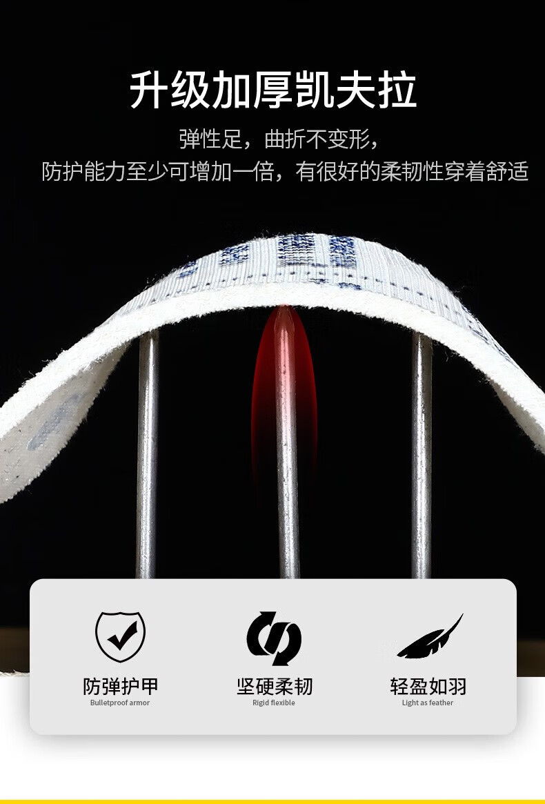 定和DH7026黑色防砸防刺穿电绝缘安全鞋9