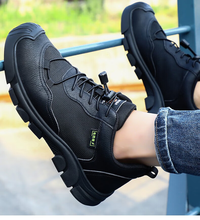 定和DH7026黑色防砸防刺穿电绝缘安全鞋17