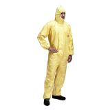 杜邦TychemC化学防护服带帽连体耐酸碱防化服(型号升级为Tychem2000)