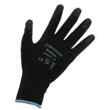 巴固 2100251CN 经济型涤纶耐磨黑色PU涂层耐磨工作手套