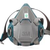 3M6502硅胶半面罩防毒面具本体