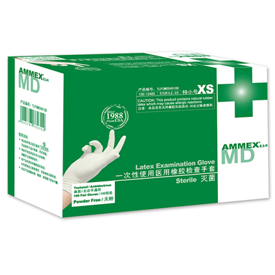 爱马斯TLFCMDSi一次性橡胶灭菌医用手套