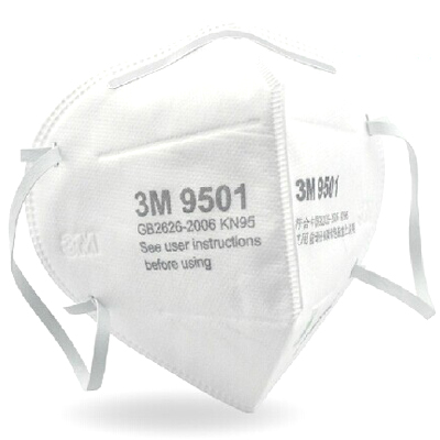 3M9501KN95防尘口罩 折叠耳带式口罩