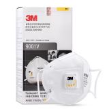 3M9001V耳带式折叠KN90防尘口罩