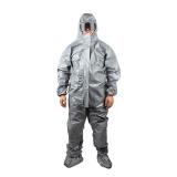 梅思安10114588 CPS601连体化学防护服带鞋套