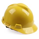 梅思安10146489黄色标准型ABS安全帽