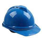 梅思安10146669蓝色豪华型有孔ABS安全帽