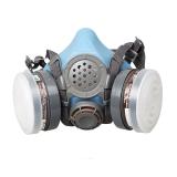 思创ST-M50G-1B硅胶双罐半面罩防尘面具